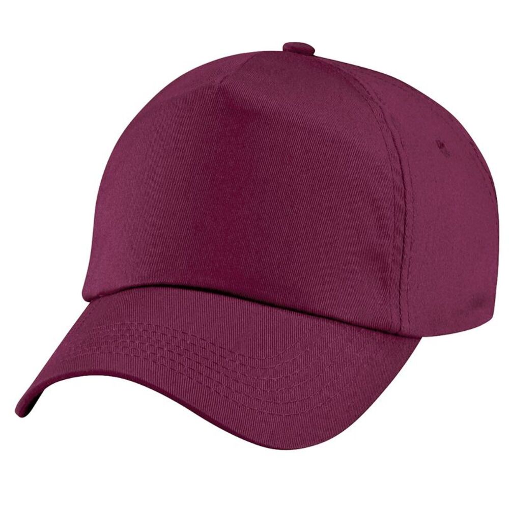 Beechfield Plain Boys /Girls Childrens /Kids Original 5 Panel Baseball Cap /Hat